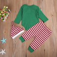 thumbnail image 4 of Vedolay Boy Casual Sets Boy's 2 Piece Outfits Floral Ruffle Trim Cold Shoulder Long Sleeve Top and Pants Set,Green 18-24 Months, 4 of 5