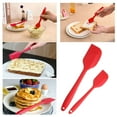 thumbnail image 5 of Spatulas Silicone Heat Resistant Spatula Set Rubber Spatula Set W/ Stainless Steel Core Cooking Spatula Kitchen Utensils for Baking Mixing Red Spatula 6-Set, 5 of 7