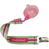 BooginHead Universal Pacifier Clip, Infant Toddler Boys and Girls, Saucy Pink