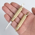 thumbnail image 4 of Cuchillo de latón, abridor de botellas multifuncional, llavero portátil, abridor de cajas, cuchillo para exteriores, 4 of 7