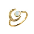 thumbnail image 1 of Guardurnaity Aberturas Anillo Zircon Luna En forma de joyería Hombre Color Compromiso Encanto Romántico Dedo Estrella Apertura Metal Regalo de lujo Ropa, zapatos y accesorios Miscelánea Trigo Oro Guardurnaity AP015202-03, 1 of 6