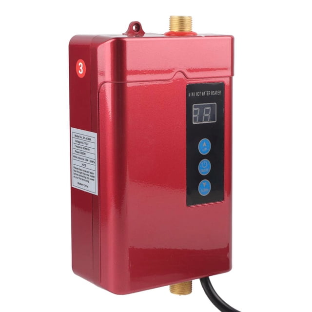 Chauffe-eau Instantané, Mini Chauffe-Eau Électrique Domestique Sans Réservoir Haute Performance
