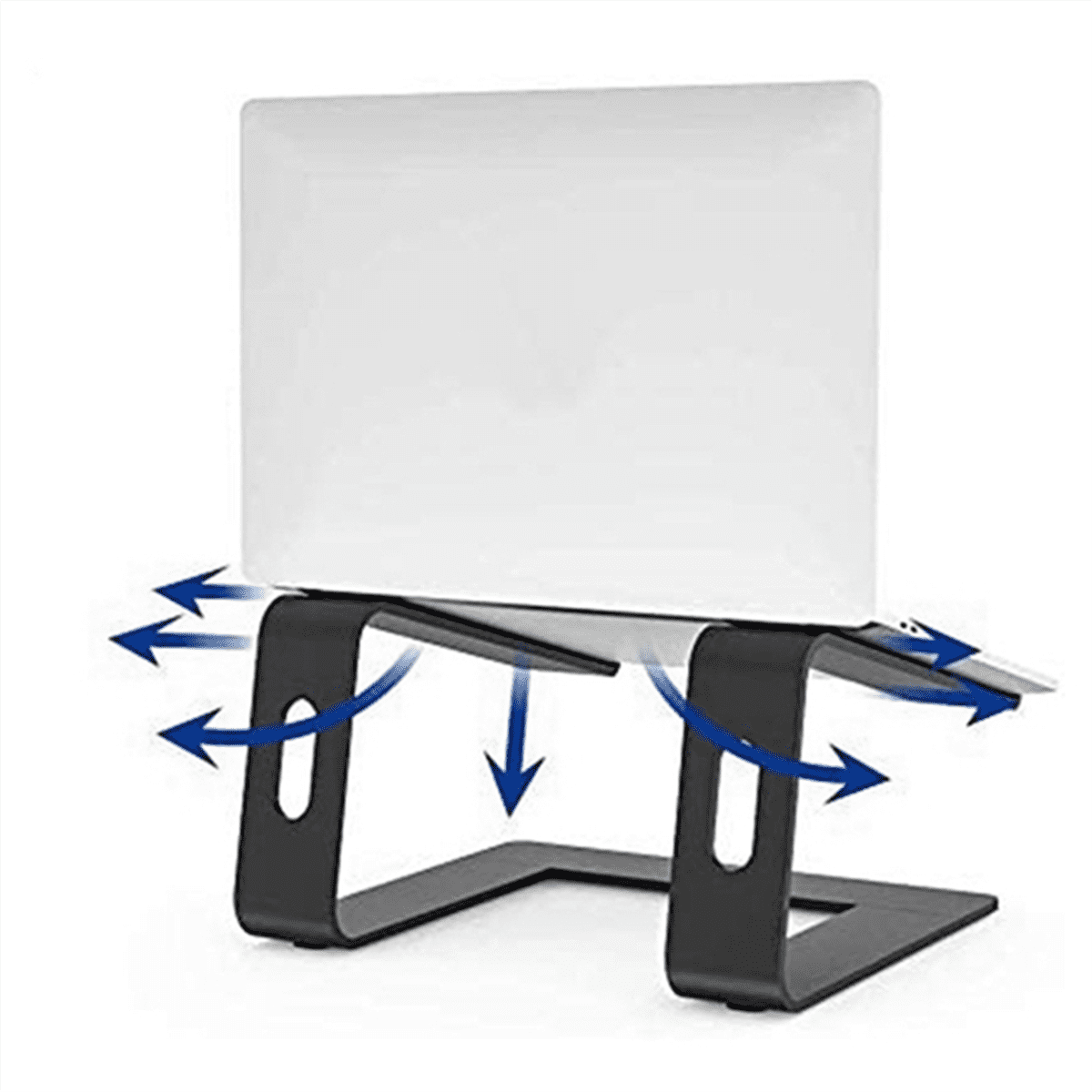 Aluminum Stand for Portable Laptop Stand Desktop Stand Black