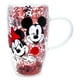 thumbnail image 1 of Taza plateada con forma de corazón de Minnie y Mickey de Buffalo Disney, 450 ml, 1 of 9