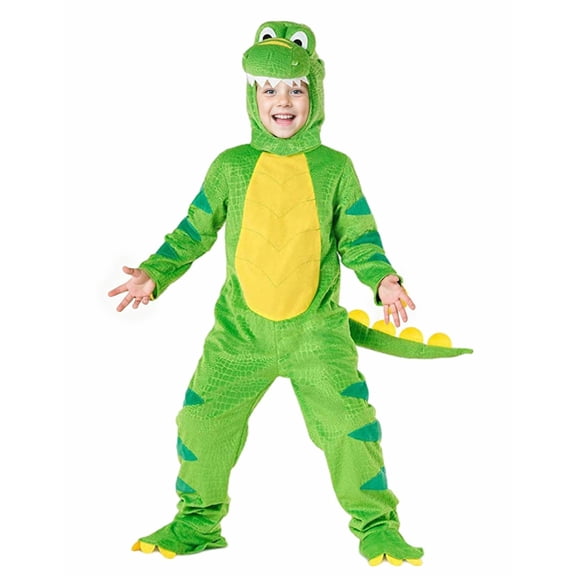 LIIPEE Kids Dinosaur Costumes 2 Piece Boys Girls Unisex Cute Dress Up Clothes Fashion Pretend Play Outfits,XL