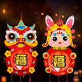 thumbnail image 3 of Handmade Lantern Decoration LED Lamp Eco-friendly Children Handmade Lantern Spring Festival Decoration, 3 of 5