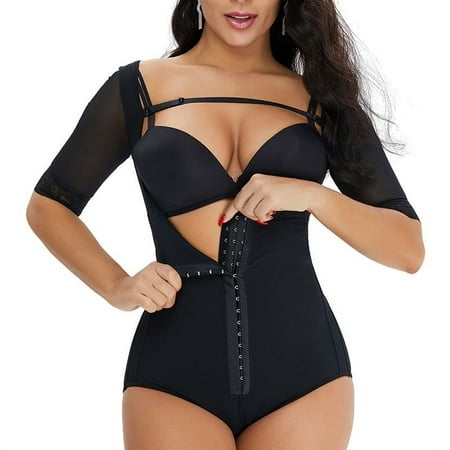 

Garteder Body Shapewear Women Slimming Belly Sheath Flat Faja Reductora Open Bust Bodysuit Waist Cincher Shaper Compression Underwear