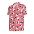 thumbnail image 2 of Rocae French Bulldog Face for Men's Short Sleeve Polo Shirt, Quick Drying Performance Moisture Wicking Sports Men's Golf Shirt 3X-Large, 2 of 9
