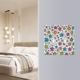 thumbnail image 4 of Yayeee Toggle Light Switch Wall Plate 2-Gang 4.56"x4.48" Decorative Outlet Cover, White Stars, 4 of 7
