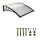 thumbnail image 4 of Toldo para puerta, marquesina para puerta, piezas modernas, accesorios prácticos fáciles de usar, toldo para ventana para porche, puerta exterior Largo por pared 80cm, 4 of 8