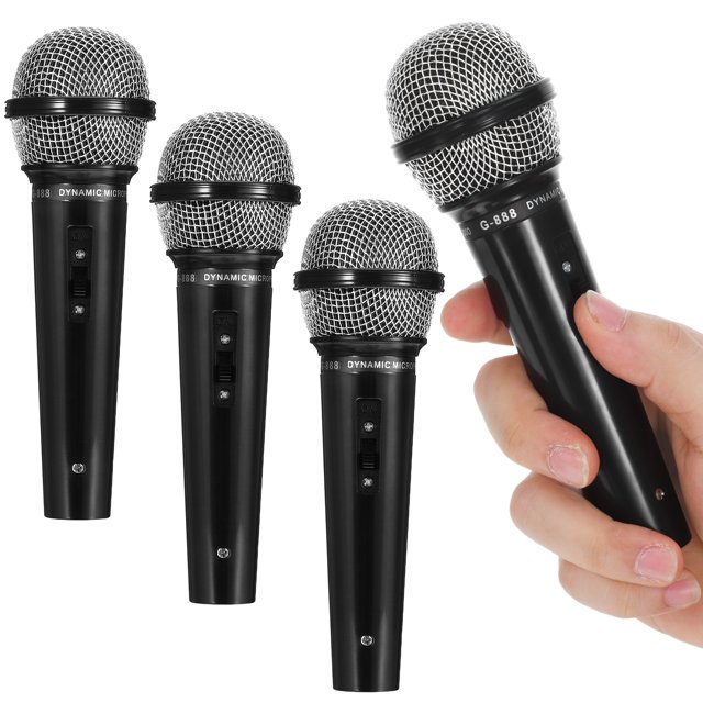 4pcs juguetes de micrófono interesantes accesorios de micrófono interactivo micrófonos para niños divertidos