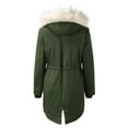 thumbnail image 3 of Women's Plus Size Winter Coat Recycled Puffer Jacket Warm Thicken Parka Overcoat with Removable Hood, 3 of 5