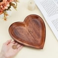 thumbnail image 4 of Heart Prayer Bowl Wooden Prayer Bowl with Christian Gifts for Women Heart Curved Shaped Decorative Bowl Resin Prayer Dough Bowl for Home Party Wedding Decoration 9.09"x8.66"x0.87", 4 of 5