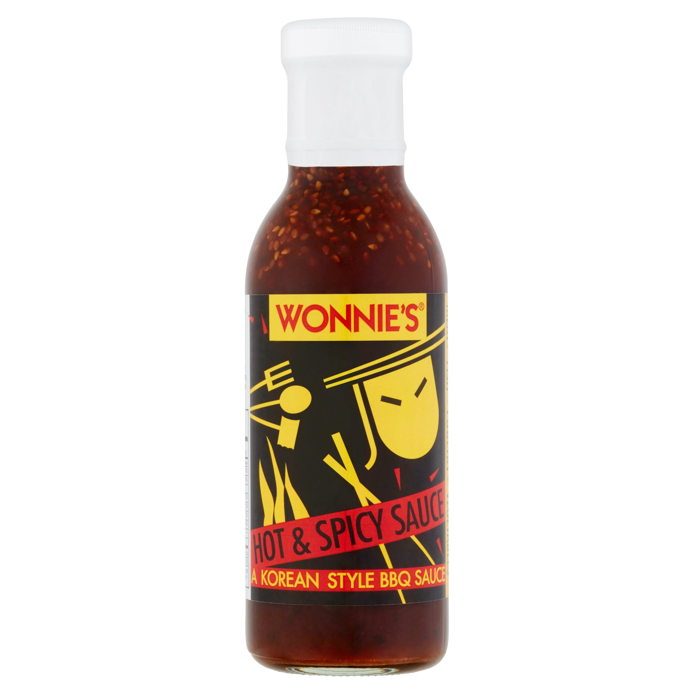 Wonnie's Hot & Spicy Sauce, 12 fl oz