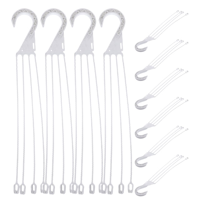 Shisuyan 10pcs Flower Pot Hanger Hooks Wall Mounted Plant Brackets For Use For Decorating Balcony And Dining Table