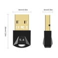 thumbnail image 4 of Adaptador USB 5.4 Compatible Con Dientes Dongle Inalámbrico Windows 11/10/8.1 Azul, 4 of 8