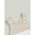 thumbnail image 5 of Suealasg Toddler Boy Suspender Overalls Pants 6M 12M 18M 2T 3T Kids Boy Patchwork Contrast Color One Piece Jumpsuit for Children Boy，Spring Fall, 5 of 8