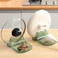 thumbnail image 1 of PEONAVET Pot Pan Lids Holder Pot Pan Lids Cutting Board Rack Chopping Board Organizer Stand Spoon Drip Tray Kitchen Countertop Organizer Cutting Boards, 1 of 9