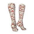 thumbnail image 3 of Pofeuu Cartoon Mushrooms Print Stockings, Adult Running Hiking Socks for Youth and Adult-One Size, 3 of 8