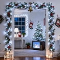 thumbnail image 4 of JMEXSUSS 33ft 100 LED White Christmas Lights, 8 Modes Connectable Clear Wire Twinkle Fairy String Lights Indoor, Plug-in Christmas String Lights Outdoor Waterproof for Christmas Wedding Party Tree, 4 of 7
