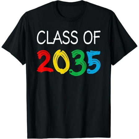 

Class of 2035 Grow With Me Kindergarten First Day of School T-Shirt