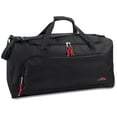 thumbnail image 7 of 24 Pack 55 Liter Capacity Unisex Duffel Bags with Handle and Luggage Shoulder Strap for Gym, Travel and Commuting in Black, 7 of 7