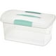 thumbnail image 1 of Caja de almacenamiento Sterilite Showoffs Med Nesting, transparente, color azul, 1 of 2
