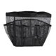 thumbnail image 3 of Bolsa colgante de malla para baño con 8 compartimentos, color negro Ormromra ZFFLD222, 3 of 9