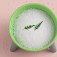 thumbnail image 6 of Basics Raised Cat Feeding Bowls, Cat Ear Shape, Tilted Design, Whisker-Stress Free, 5.71 x 3.66 in, Green, 1-Pack, 6 of 6
