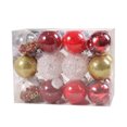thumbnail image 2 of 24 Pcs Shatterproof Christmas Ball Ornaments - 60mm/2.36" Red, Gold, and Glitter Christmas Decorations for Tree, Wedding, and Party Decor, 2 of 2