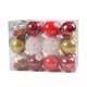 thumbnail image 1 of 24 adornos navideños irrompibles en forma de bolas, ideales para decorar el árbol de Navidad, bodas y fiestas. 6 cm de diámetro., 1 of 1