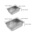 thumbnail image 2 of CNKOO 2pcs Car Oil Drain Pan Large Drip Pan for Car Automotive Drain Pan Engine Oil Drip Pan Oil Drip Tray Metal Oil Drain Pan Transmission Drain Pan Automotive Oil Tray, 2 of 8