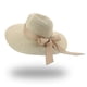 thumbnail image 2 of Sombrero con forma de cubo para mujer, sombreros Hst de verano para mujeres, cinta, banda, lazo, ala grande, 11cm, sombrero de playa de lujo, sombrero de protección solar, nuevas Gorras, 2 of 5