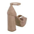 thumbnail image 4 of Zapatillas Mujer Casuales Kipon Formales Gamuza Beiges rosa 24, 4 of 5