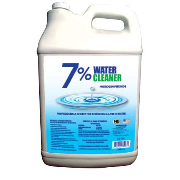 WATER CLEANER 7 PEROXIDE 5 GALLON CASE WITH 2 (21/2) GALLON JUGS