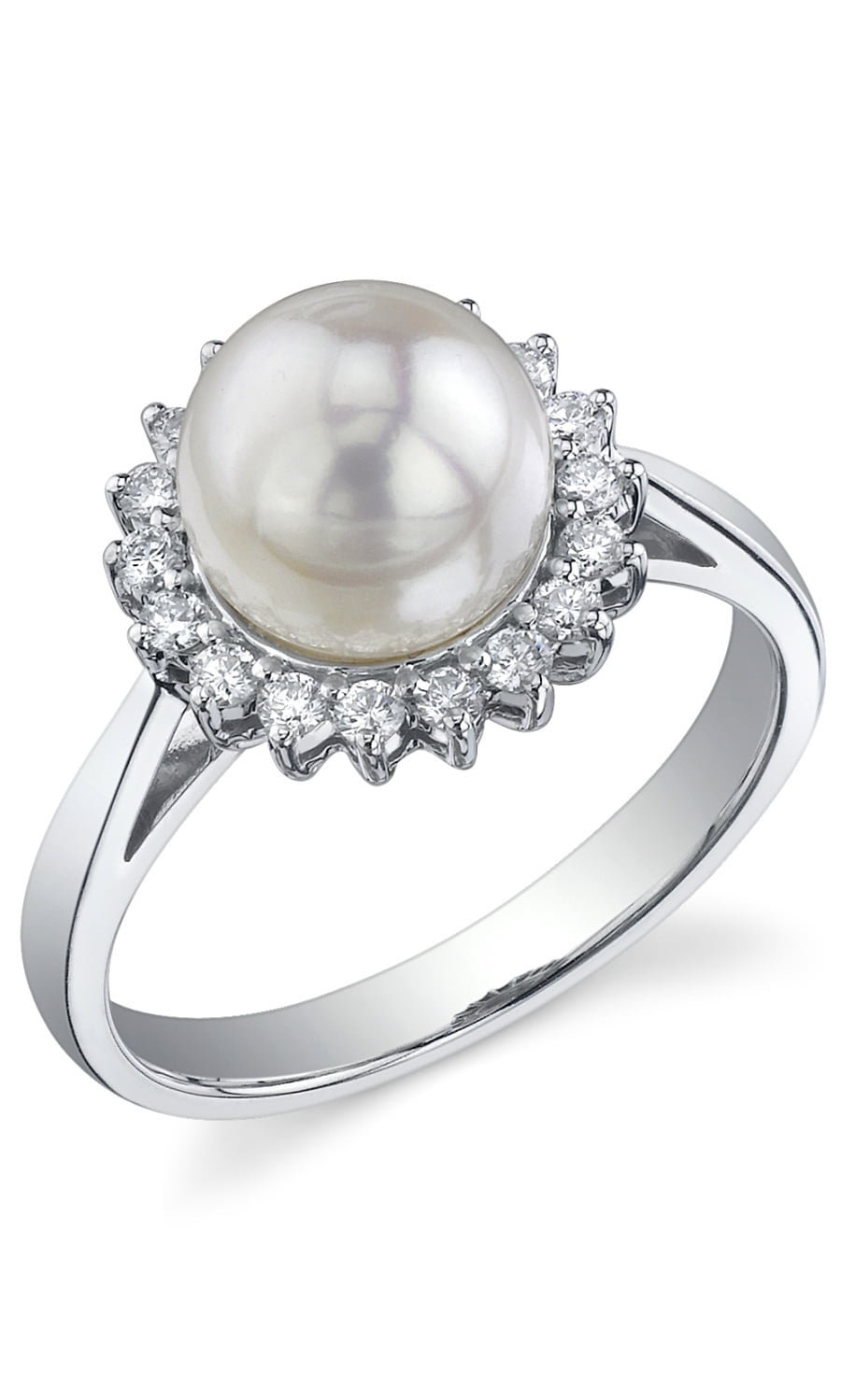 Natural Black Akoya Cultured pearl ring size 7 8 9 Charming