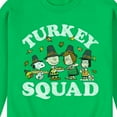 thumbnail image 3 of Peanuts - Turkey Squad - Men's Crew Neck Fleece Pullover, 3 of 6