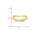 thumbnail image 3 of 10K Yellow Gold Ring Band Wedding Comfort 3mm LTW Fit Size 5.5, 3 of 3