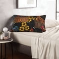 thumbnail image 6 of Lsque Embroidery Chicken Rooster And Sunflowers Pattern Pillow Case – Soft & Cozy Throw Pillow Cover, Hypoallergenic Cushion Case for Sleeping Women with Envelope Closure-20"x30", 6 of 6
