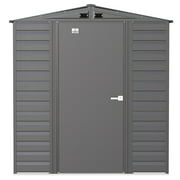 Arrow Select 6 x 5 x 7 ft Charcoal Steel Storage Shed