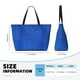 thumbnail image 4 of Fotbe Blue Glitter Bolsa de Viaje para Playa - Resistente al Agua, Bolsa Tote de Gran Capacidad y Ligera con 7 Bolsillos para Mujeres y Hombres, 4 of 7