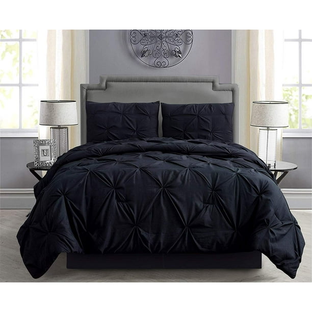 Empire Home Pintuck Hypoallergenic 8Piece Bed in A Bag Comforter Set