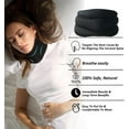 thumbnail image 3 of 1pcs, Support de Cou, Support de Cou Ne Ronge Plus Jamais, Attelle de Cou Réglable Anti-Ronflement, Attelle de Soutien pour Dormir, Soulagement de la Pression Cervicale pour Dormir, Noir, 3 of 9