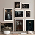 thumbnail image 3 of Impresiones de póster de arte de la Academia oscura para galería, decoración de sala de estar, Cráneo gótico, Casa Encantada, fantasma, novia, pintura en lienzo, arte de pared, 3 of 4