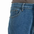 thumbnail image 5 of Coevals Club Men's Straight Leg Classic 5-Pocket Casual Work Jeans 32L 1# Vintage Blue 42, 5 of 8