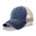 thumbnail image 4 of YAOBAMM UV Blocking Hat Unisex Baseball Hat Hollow Mesh Breathable Adjustable Lightweight UV Protection Outdoor Decorative, 4 of 6