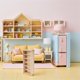 thumbnail image 3 of 1:12 Casa de muñecas Miniatura Mueble Librería Vertical de Madera Modelo Librería Juguete, 3 of 8
