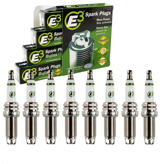 8 pc E3 Spark Plugs compatible with Ram Dakota 4.7L V8 2011