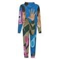 thumbnail image 5 of Blue'S Clues Women Men Pajamas Zipper Onesie Jumpsuit Hooded One Piece Sleepwear, 5 of 8
