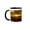 Black/White, variant on 3drose, Golden Pine Island Florida Sunset, 11oz Mug